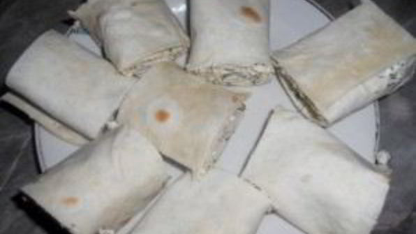 рулет с творогом из лаваша