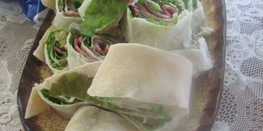 Рецепт рулетиков из лаваша