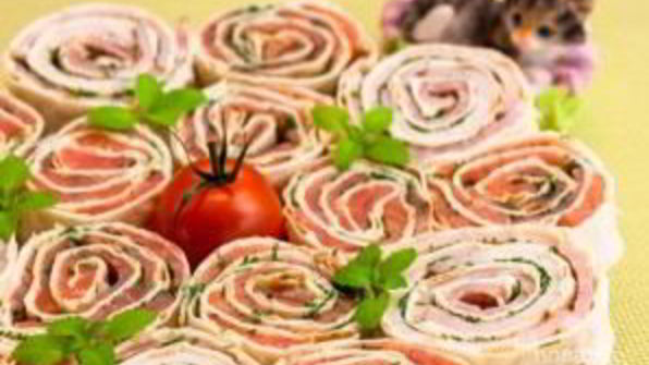 рулетики с лавашом