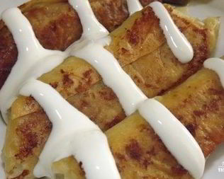 Рулеты из лаваша с печенью