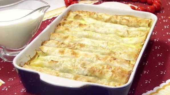 трубочки с мясной начинкой лавашони