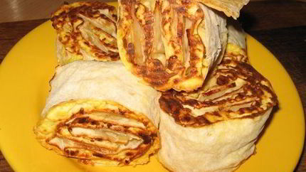 Творожные завитки из лаваша