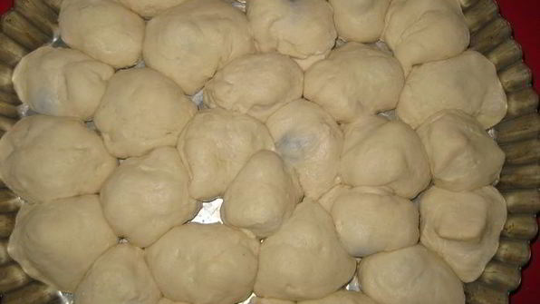 фокачча из шариков с сыром и оливками