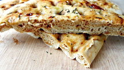 Фокачча с кунжутом