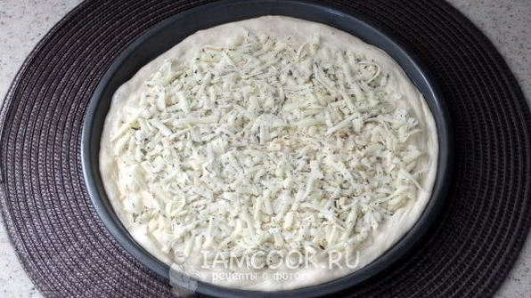 фокачча с сырами разных сортов