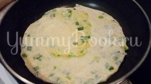 хрустящие лепешки с сыром и зеленым луком