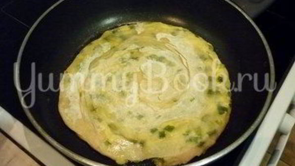 хрустящие лепешки с сыром и зеленым луком