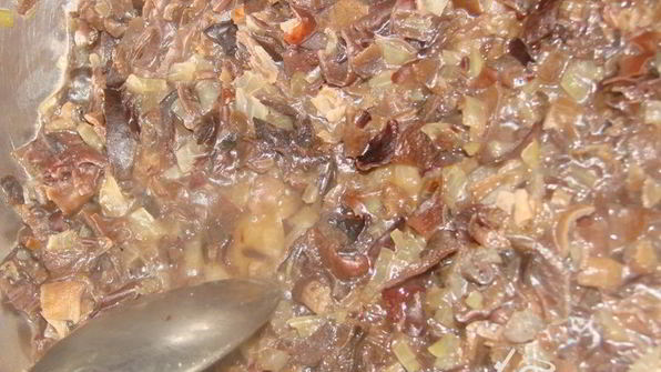 китайские лепешки с мясом и грибами му-эр