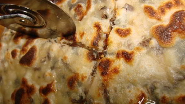 китайские лепешки с мясом и грибами му-эр