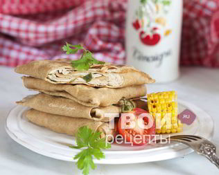 Китайские лепешки с мясом