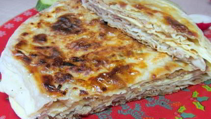 Лепешки с фаршем на сковороде