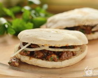 Лепешки с мясом по-китайски