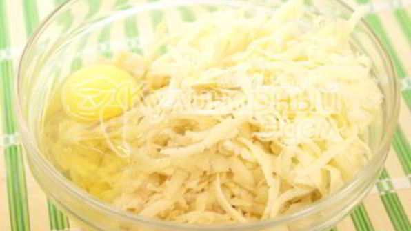 шницель с картофельной лепешкой