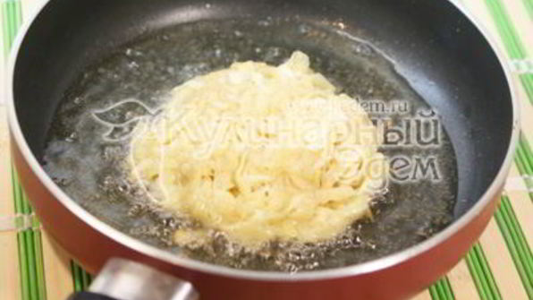 шницель с картофельной лепешкой