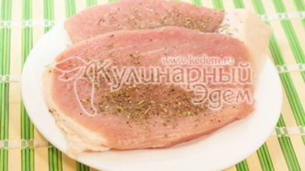 шницель с картофельной лепешкой