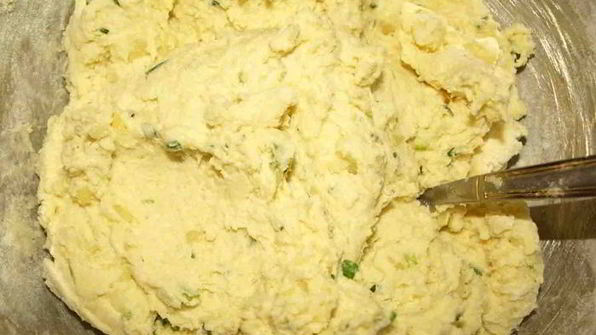 картофельные маффины с грибной начинкой