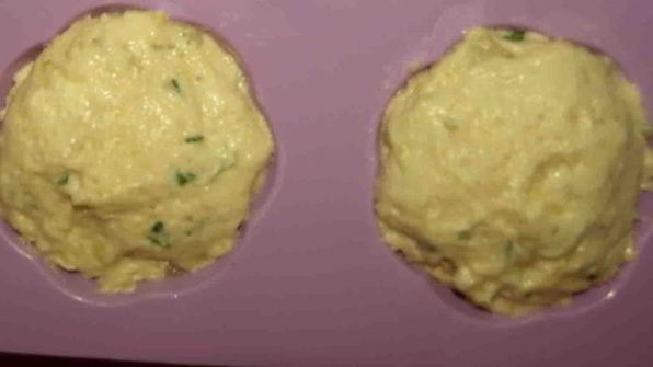 картофельные маффины с грибной начинкой