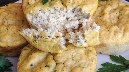 Куриные маффины с зеленью