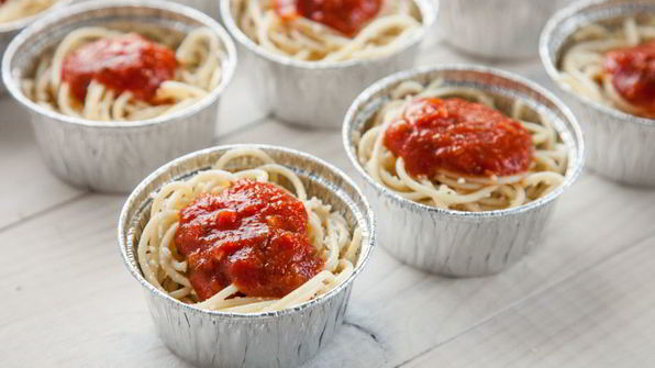 маффины из спагетти