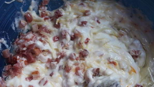 маффины с беконом