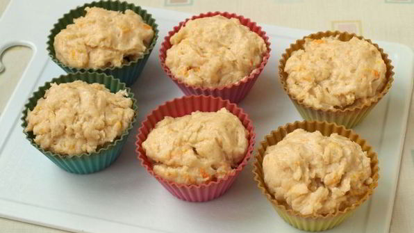 маффины с джемом на сметане