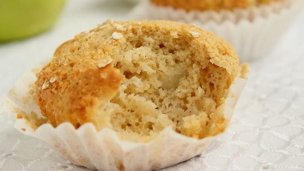 маффины с овсяной мукой и яблоками