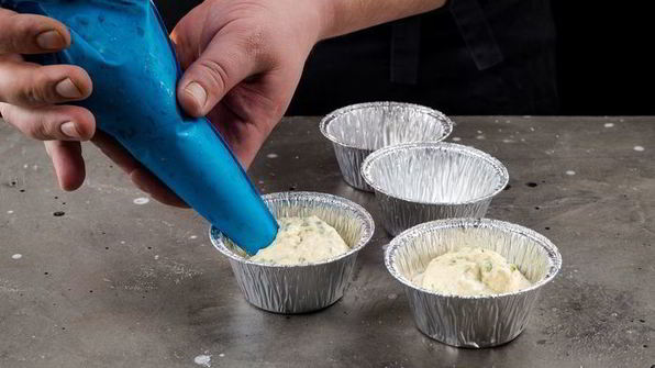 маффины с сыром и шпинатом