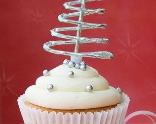 Новогодние маффины с белым и темным шоколадом