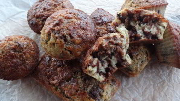 орехово-шоколадные маффины