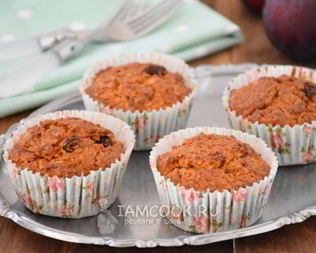 Овсяно-морковные маффины