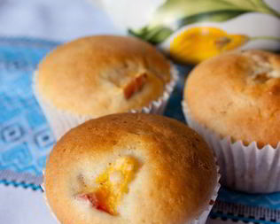 Персиковые маффины