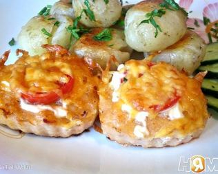 Рыбные маффины