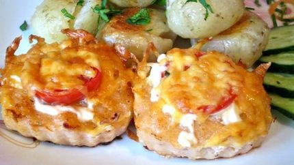 Рыбные маффины