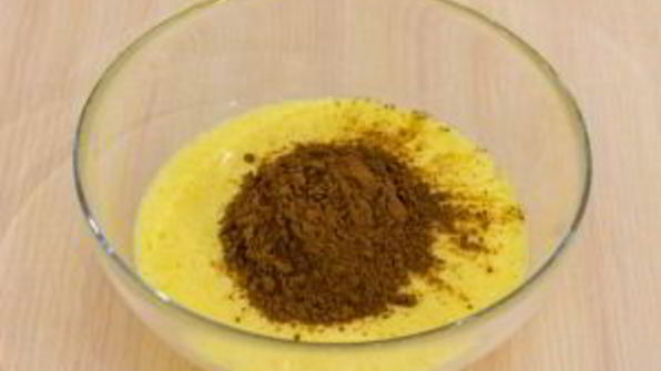 шоколадные маффины с вареной сгущенкой