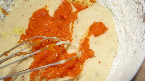 тыквенные маффины с миндалем, лимоном и имбирем