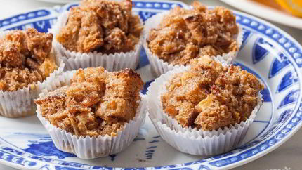 Яблочно-хлебные маффины