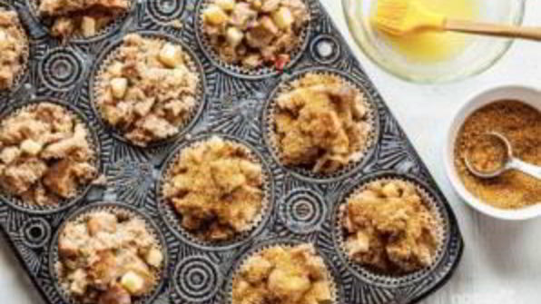 яблочно-хлебные маффины