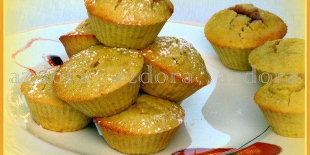 Рецепт яблочных маффинов из рисовой муки