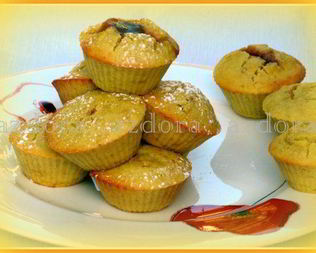 Яблочные маффины из рисовой муки