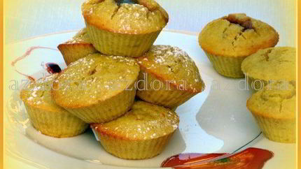 Яблочные маффины из рисовой муки