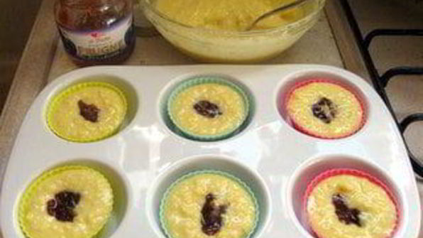 яблочные маффины из рисовой муки