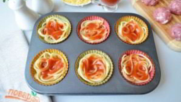 закусочные маффины гнезда