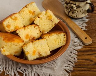 Манник на кефире без яиц