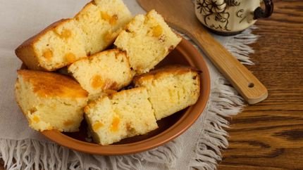 Манник на кефире без яиц