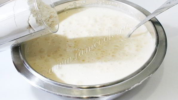 манник на кефире с мукой в мультиварке