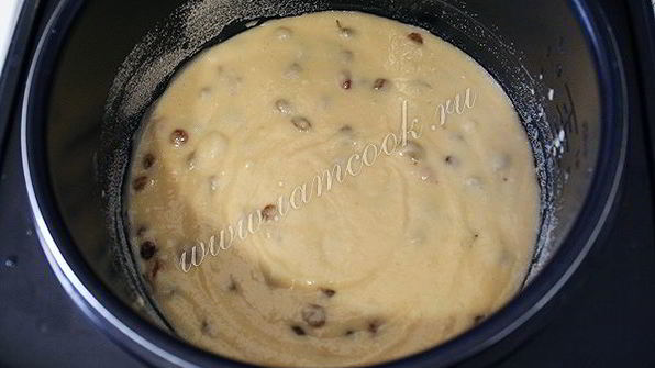 манник на кефире с мукой в мультиварке