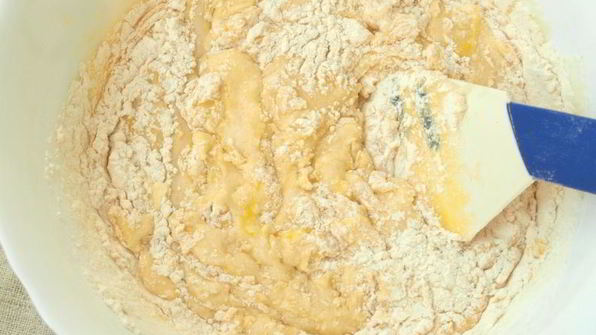 манник на кефире с яблоками