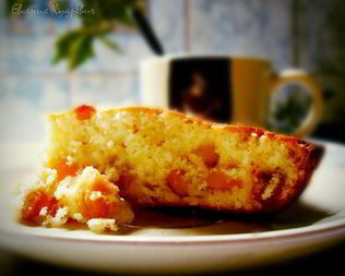 Манник на сметане с курагой