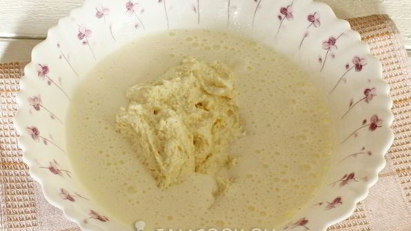 манник на сметане с яблоками