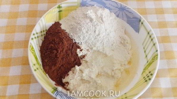 манник с шоколадом и какао